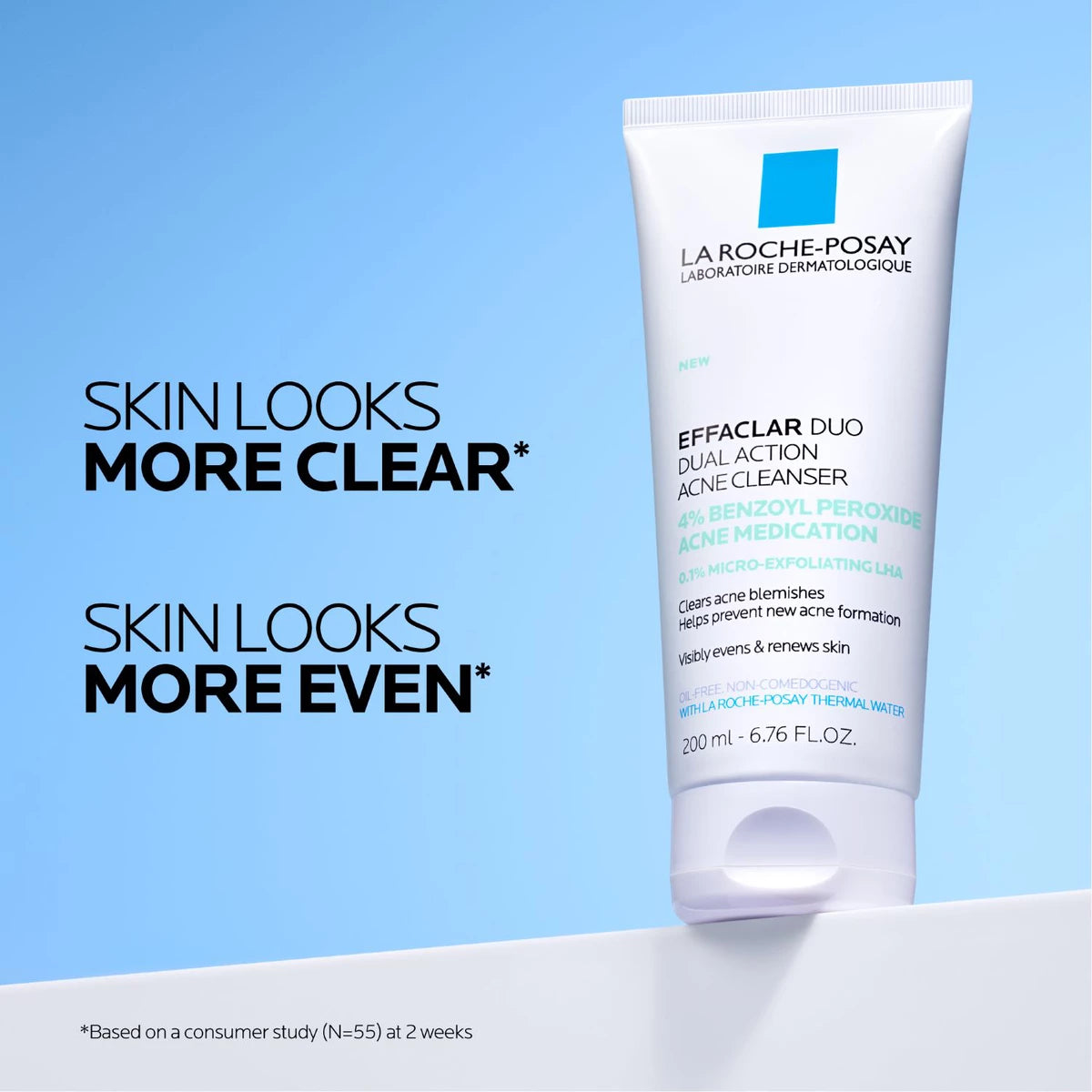 Effaclar Dual Action Acne Face Wash With 4% Benzoyl Peroxide