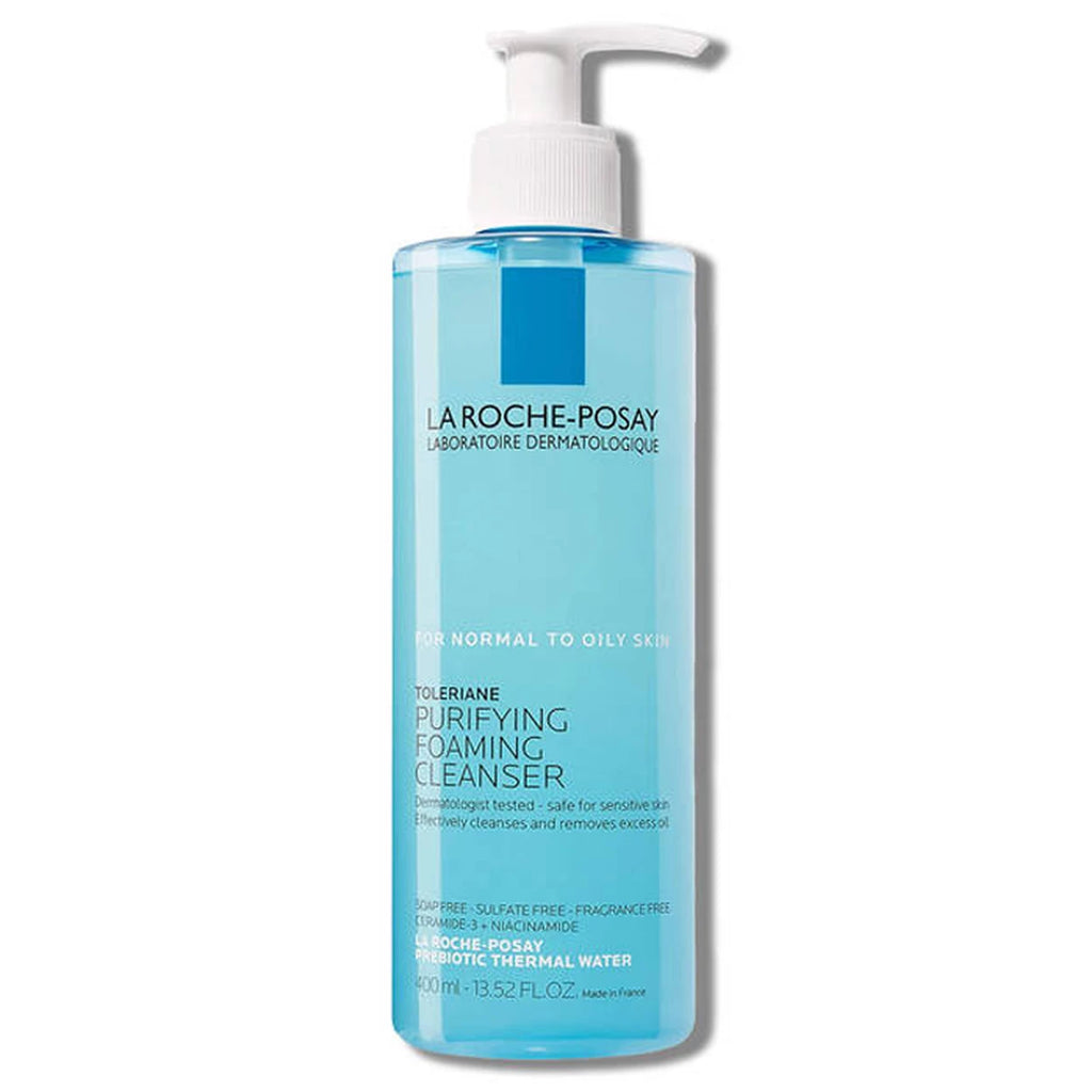 Clinically tested & dermatologist-recommended La Roche-Posay Toleriane Purifying Foaming Face Wash for normal to oily skin
